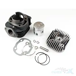Zylinder komplett mit Zylinderkopf 47.00mm 70cc Tuning SHENG-E Taiwan Minarelli CW vertikal 50 2T AC