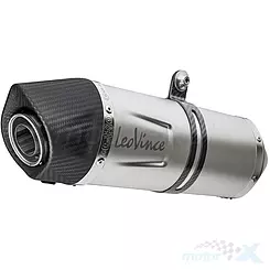 Kompletter Schalldämpfer mit ABE LeoVince LV One Evo 1:1, Yamaha MT-125 Euro5 21-23 / YZF-R 125 Euro5 21-23 / XSR 125 Euro5 21-23