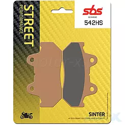 Gesinterte Bremsbeläge SBS Sinter Street 542HS