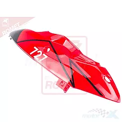 Hintere Obere Linke Abdeckung Rot Romet 727BS