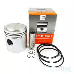 Kolben komplett 71.00mm R-6, ovalisiert, Aluminium K20, Almot, Simson AWO 425 250 Sport