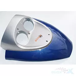 Obere Frontverkleidung Blau-Silber Baotian BT49QT-7 / Motobi Żbik / Zipp Triad 1