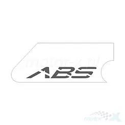 Aufkleber "ABS" für vorderen Kotflügel, grau, rechts, Zontes 1210343-033000