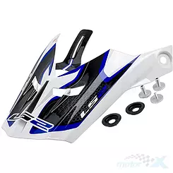MX456 Compass White Blue Visier