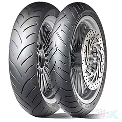 Dunlop 100/80-10 SCOOTSMART 53L TL Vorder- und Hinterreifen für Scooter