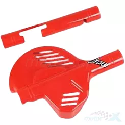 Vordere Bremsscheibenabdeckung, rot, UFO Plast CD01516061