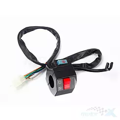 Rechter Kombischalter, 9-Pin-Stecker, 10 Kabel, Romet R125 (ab 2015)