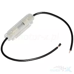 Sicherungshalter + Sicherung 10A 6x30mm mit Kabel