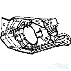 Linke Rücklichtabdeckung Kymco Maxxer 300