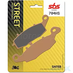 Gesinterte Bremsbeläge SBS Sinter Street 704HS