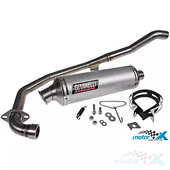 Auspuff Giannelli Alu Steel, Honda CBR 125 R 04-11 (E)