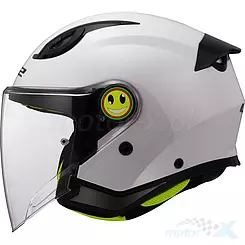 Kinderhelm, offen, LS2 OF622 Funny II Solid Gloss White
