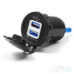 USB-Steckdose Quick Charge 3.0 Biketec BTMUS11