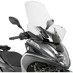 Windschutzscheibe, transparent, 74x63cm, Kappa, 2120DTK, Yamaha Tricity 125/155 / MBK Tryptik 125