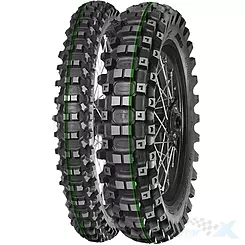 Offroad Motorradreifen Mitas 90/100-21 TERRA FORCE-EX MH SUPER LIGHT (GRÜNER STREIFEN) 57R TT vorne