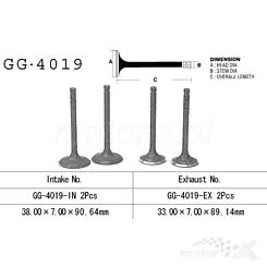 Auslassventil Vesrah GG-4019-EX