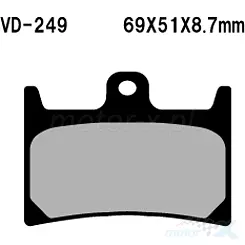 Vesrah Organic VD-249 Bremsbeläge