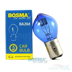Glühbirne S2 BA20D 12V 35/35W blau Bosma Blue 6159