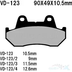 Vesrah Organic VD-123 Bremsbeläge