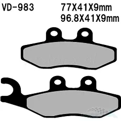 Vesrah Organic VD-983 Bremsbeläge