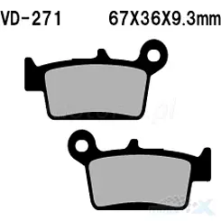 Vesrah Organic VD-271 Bremsbeläge