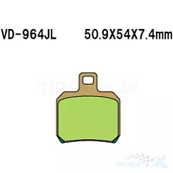 Vesrah Organic VD-964 Bremsbeläge