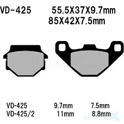 Vesrah Organic VD-425 Bremsbeläge