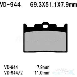 Vesrah Organic VD-944 Bremsbeläge