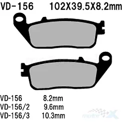 Vesrah Organic VD-156/2 Bremsbeläge