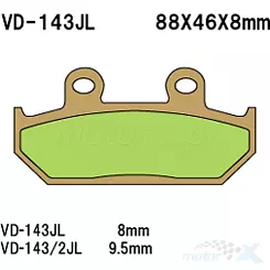 Vesrah Sintered Metal VD-143JL Bremsbeläge