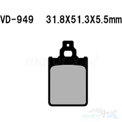 Vesrah Organic VD-949 Bremsbeläge
